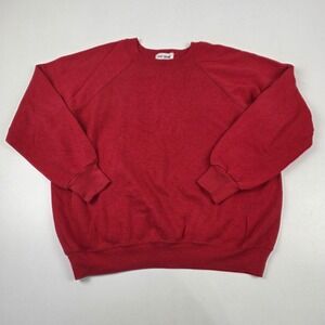 Vintage GAP Sport Sweatshirt Mens Extra Large Red Crewneck Pullover 90s Classic
